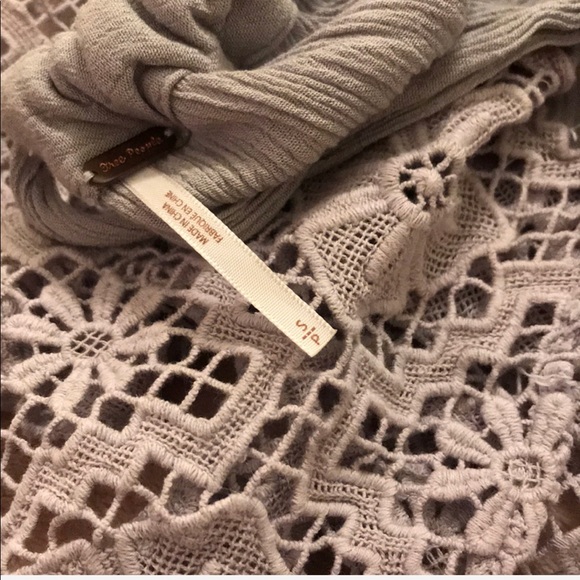 Free People Purple Halter Top - Picture 3 of 5